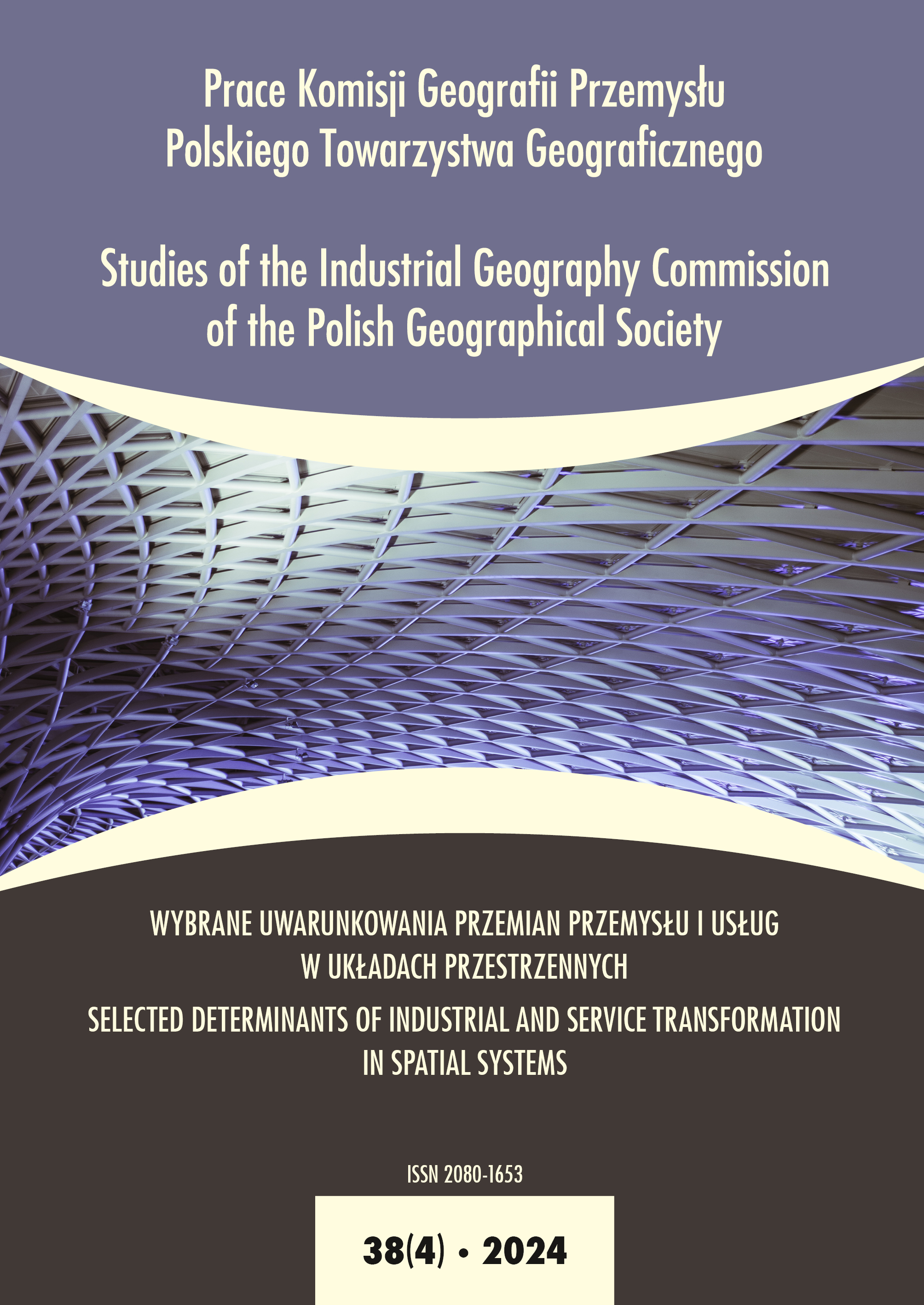 					View Vol. 38 No. 4 (2024): Selected determinants of industrial and service transformation in spatial systems
				