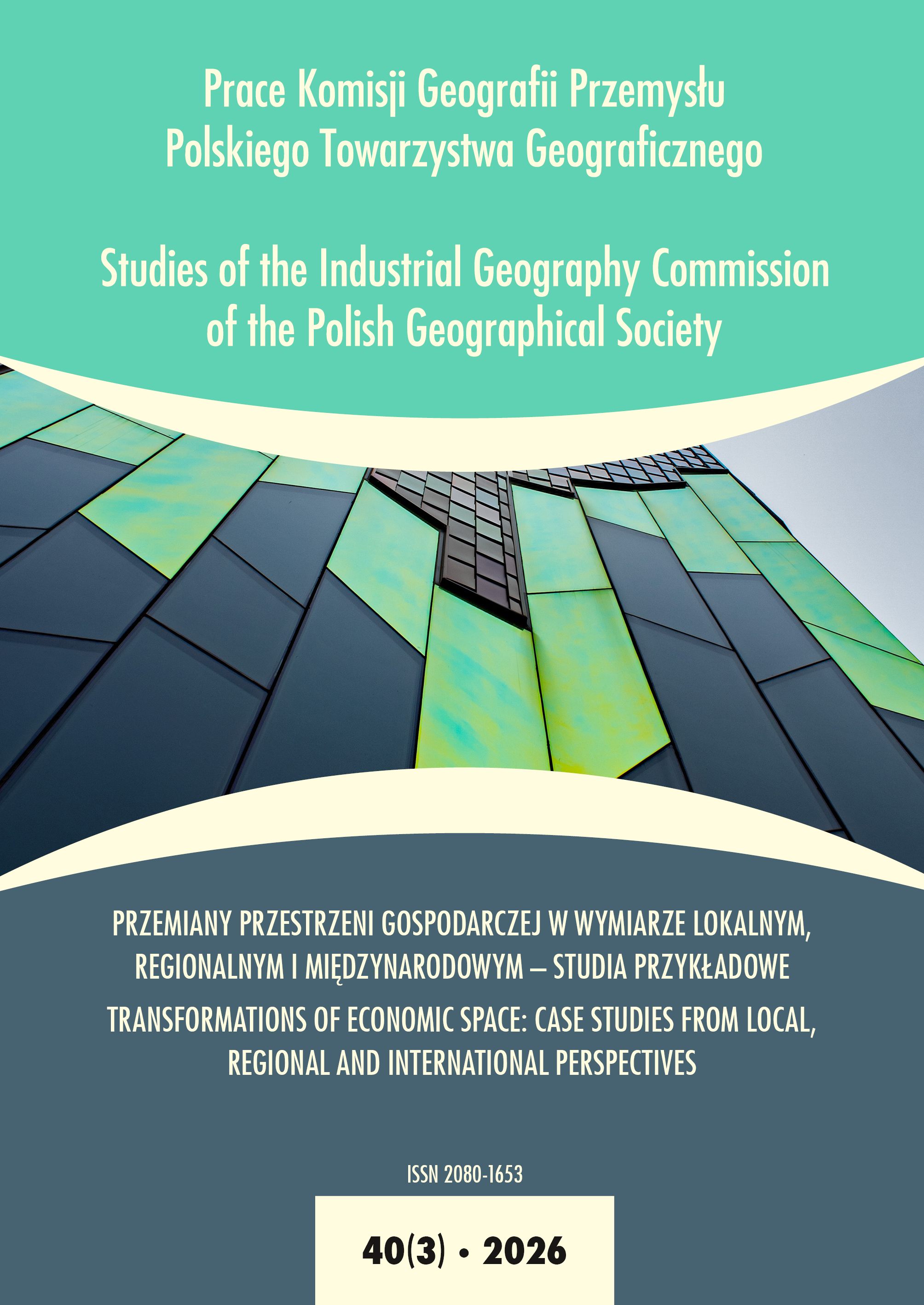 					View Vol. 40 No. 3 (2026): Transformations of economic space: case studies from local, regional and international perspectives
				